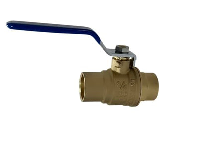 5 Pack XFITTING 3/4 in Sweat Ball Valve, Brass, Full Port, 600 WOG 1/4 Turn - size: 3/4" Sweat