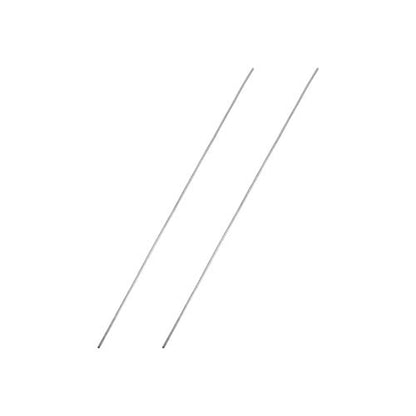uxcell 1mm x 150mm 304 Stainless Steel Solid Round Rod for DIY Craft - 2pcs - size: 1 mm x 150 mm