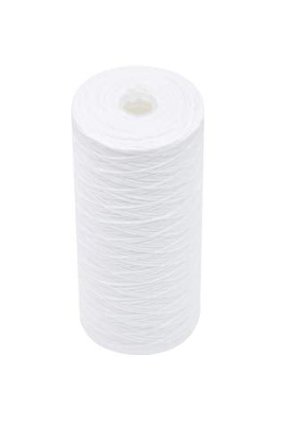 Pentair Pentek WP.5BB97P Big Blue Sediment Water Filter, 10-Inch, Whole House Polypropylene String-Wound Filter Cartridge, 10" x 4.5", 0.5 Micron 1 Count (Pack of 8) - size: 1 Count (Pack of 8), style: 0.5 Micron