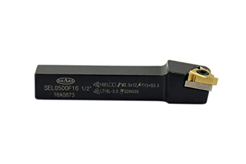 Shars 1/2" x 3-1/4" SEL-0500-F16 External Indexable Threading Toolholder, Left Hand 404-2727 P] - size: 1/2" x 3-1/4", style: Left Hand