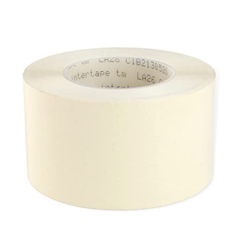 Intertape LA-26/NAT160 LA-26 Polyester/Rope-Fiber Laminate Tape: 1" x 60 yd., Natural