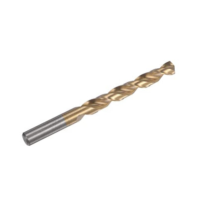 HARFINGTON Twist Drill Bit 12.3mm Titanium Coated (HSS-E) M42 High Speed Steel 8% Cobalt Straight Shank for Stainless Steel Aluminum Alloy Metal - size: 12.3mm