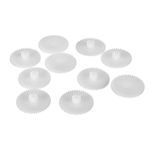 Othmro 10pcs Plastic Gears 44 Teeth Model 44102B Reduction Gear Plastic Worm Gears for RC Car Robot Motor - color: 102B 44Teeth, size: Plastic Gears