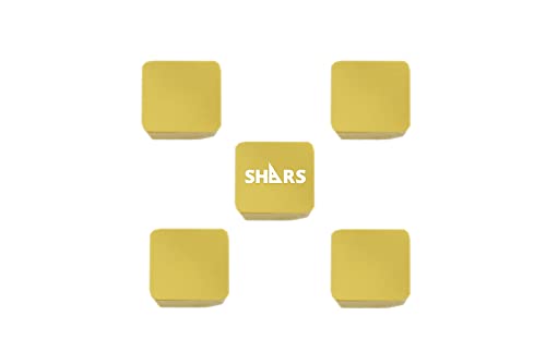 Shars SPG432 Tin Coated Carbide Insert for Alloy Steel 5 PCS Set 424-0020(5) !