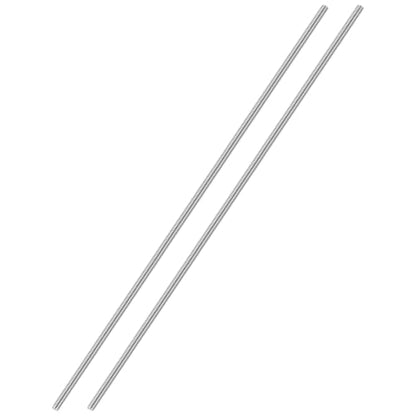 M2.5-0.45 Fully Threaded Rod 200mm Length Coarse Thread 2Pcs - size: M2.5-0.45 200mm