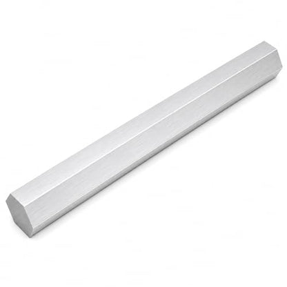 6061 Hex USA Aluminum Solid Bar - Extruded Lathe Stock, 13" Length, US Material (1 3/8") - size: 1 3/8"