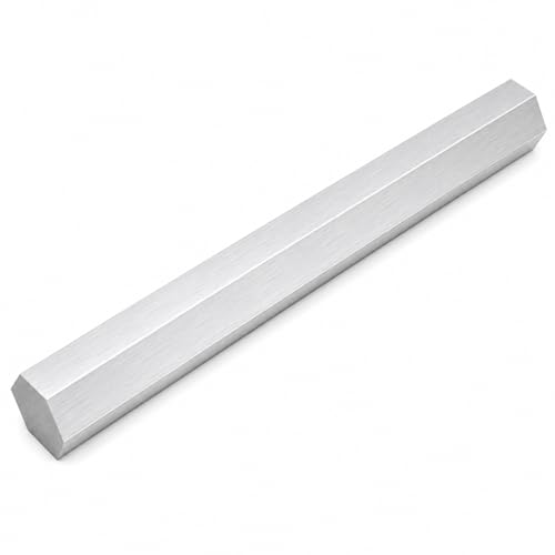 6061 Hex USA Aluminum Solid Bar - Extruded Lathe Stock, 13" Length, US Material (1 3/8") - size: 1 3/8"