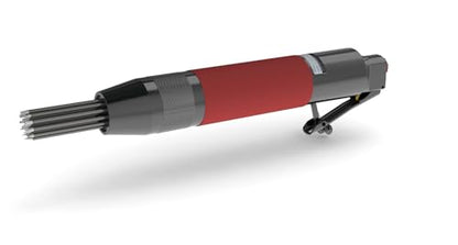 CS Unitec | 199.2103 | Trelawny Low-Vibration VL223 Inline-Gripped Needle Scaler. 8X Less Vibration, All-Steel Construction, Powerful Performance, 19 Needles - Made in England