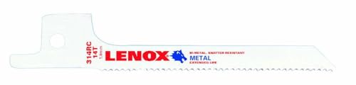Lenox 3 In. X 1/4 In. 14 Tpi Reciprocating Blade 5-Pack - style: 3 5/8-Inch, 14 TPI, 5 Pack