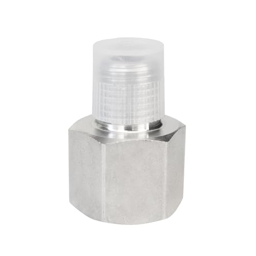Stainless Steel M22*1.5 Female x 1/4" NPT Male Adapter Pressure Gage - size: M22*1.5 Female x 1/4" Male NPT