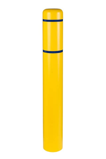 BollardGard 7" x 52" Bollard Cover Yellow - Innoplast (Yellow Blue Tape) - color: Yellow blue tape, size: 7\"x52\"