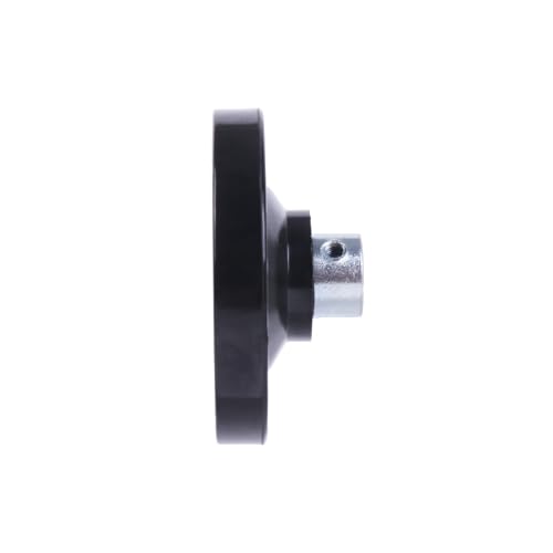 Solid Dished Hand Wheel | 63mm Wheel OD | 10mm Mounting Hole - size: Setscrew Style - 63MM OD x 10MM Hole