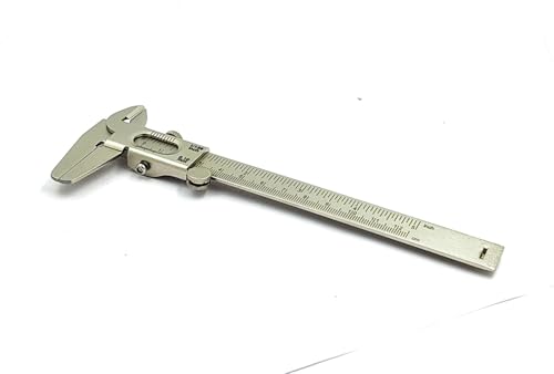 Non Digital Vernier Caliper Metric -Imperial Measuring System Tools for Inside, Outside, Depth & Step (Non Steel Plated Body) - style: (NON STEEL PLATED BODY)