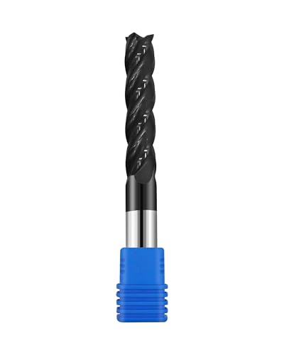 7/16in Solid Carbide Long End Mill, 4 Flutes, 30 Degree Helix - size: 7/16in