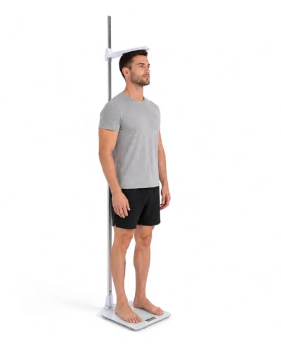 2 in 1 Height and Weight Scale, 20–210 cm, 397 lb/180 kg Body Weight Scale - size: 7.9–82.7 in
