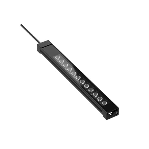 Industrial LED Work Light 120V,15.6", IP66 Explosion Proof LED Light Waterproof CNc Machine lamp, Made of Aluminum AlloyMaterialTube Light for Precision Machine Tools (BLACK 12W) - color: BLACK 12W