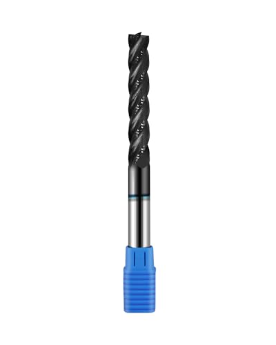 1/2in Solid Carbide Long End Mill, 4 Flutes, 30 Degree Helix - size: 1/2in