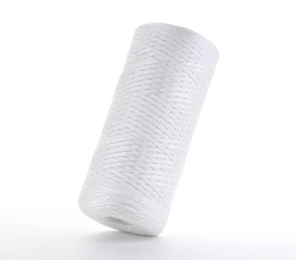 Hydronix SWC-45-1030 Universal Whole House Sediment String Wound Water Filter Cartridge 4.5" x 10" - 30 Micron