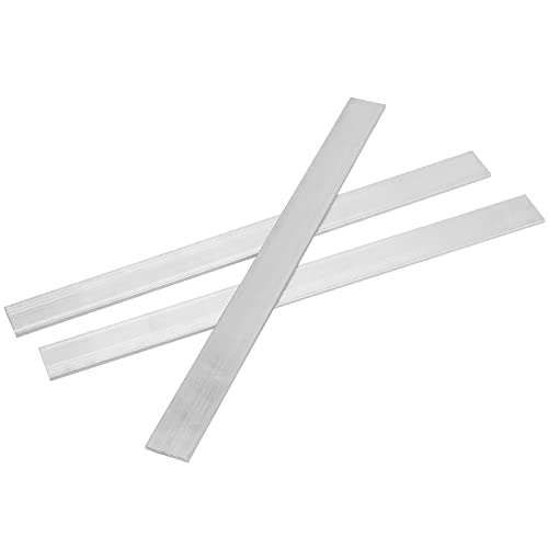 KEILEOHO 16 PCS 6061-T6511 Aluminum Flat Bar, 12 x 1 x 1/8 Inch Square Solid Bar Stock for Crafting, Metalworking and Industrial Projects - size: 16 PCS 12 x 1 x 1/8 In