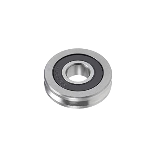 uxcell V6000-2RS V-Groove Ball Bearing 10x30x8mm Sealed Guide Pulley Wheel Bearings