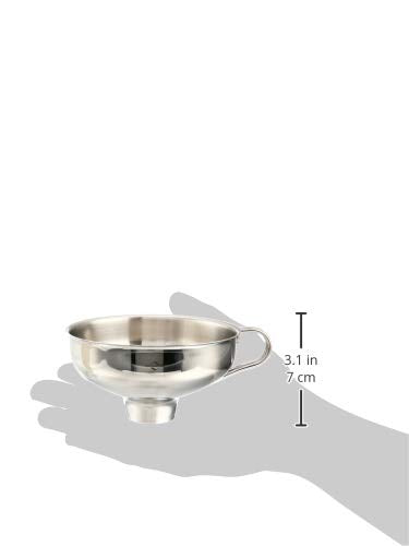 Küchenprofi 18/10 Stainless Steel Jam Funnel - Silver - Metal Funnels For Kitchen Use - Wide Mouth Kitchen Funnel - style: Jam