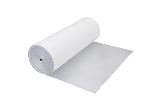 SmartSHIELD -1.5mm 48" x200ft Reflective Insulation roll 800 Sq. Ft., Foam Core Radiant Barrier, Thermal Insulation Shield - Commercial Grade Foil - White / Foil - style: 48" x 200ft WHITE/FOIL