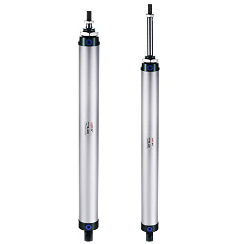 MECCANIXITY Pneumatic Air Cylinder Double Action MAL32X300 32mm Bore 300mm Stroke with Y Connector and 4Pcs Quick Fitting Set - size: 32X300 mm