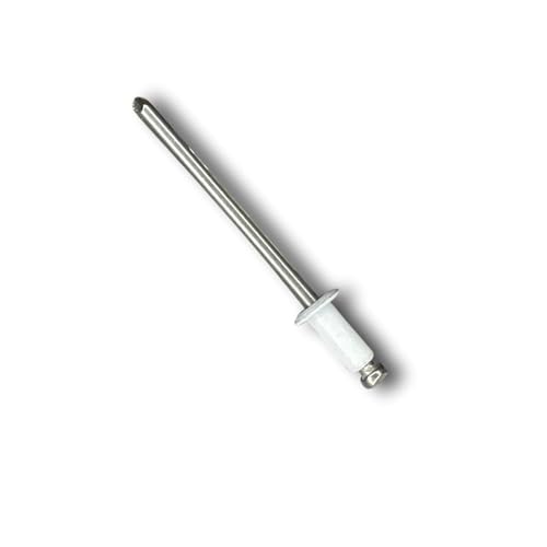 Eagle 1 Blind Pop Rivets (250 count) #43 Stainless Steel and #44 Aluminum Rivets, Multiple Colors, Free 1/8" Drill Bit wih Order, Quantity Discounts Available (#43 Stainless Steel, White) - color: White, size: #43 Stainless Steel