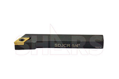 Shars 1/4" Indexable Carbide Turning Tool Set (7 Pcs) 404-2888 P] - size: 1/4" Indexable Tool Set 404-2888
