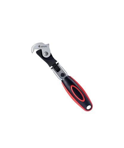 QUENCHING Self Adjusting Crowfoot Wrench, 7.5" Auto Jaw 5/16" to 11/16", 8 to 17 mm, Rust Resistant & Power Grip, Space-Saving Alternative to Wrench Sets for Car and Home Repairs - size: 7.5" Wrench