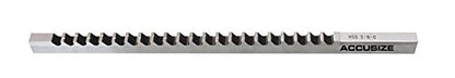 Accusize 3/8 in Style C HSS Keyway Broach, 5000-0022 - size: 3/8 in -C