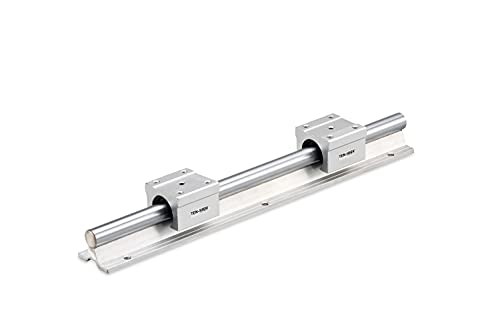 TEN-HIGH SBR12 300mm Linear Guide Rail Linear Motion Slide Rails, for CNC Machine and 3D Printer, 1pcs Rail + 2pcs SBR12UU Blocks Bearing - size: 300, style: SBR12