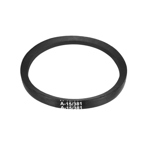 uxcell 5Pcs A15 Classic Wrapped Rubber V-Belt, 17" Lo x 0.51" W x 0.32" H - size: A15