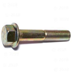 Hard-to-Find Fastener 014973240776 Grade 8 Coarse Hex Flange Bolts, 3/4-10 x 4, Piece-10 - size: 3/4-10 x 4"