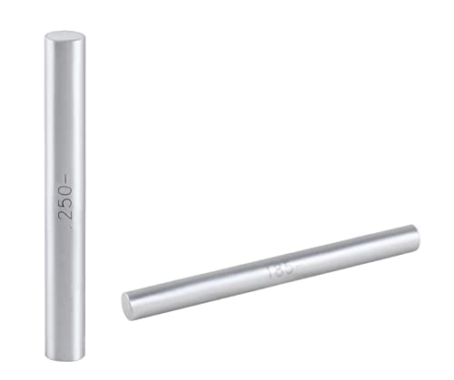 Accusize Industrial Tools 0.061'' to 0.250'' Minus Class Zz Pin Gauge Set, 2'' Overall Length, 190 Pcs/Set, M1(-) - size: 0.061"-0.250", w/o Aluminum Case
