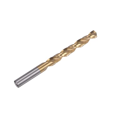 HARFINGTON Twist Drill Bit 12.2mm Titanium Coated (HSS-E) M42 High Speed Steel 8% Cobalt Straight Shank for Stainless Steel Aluminum Alloy Metal - size: 12.2mm