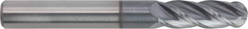 CME Carbide Ball Mill, 5/8" x 1-1/4" x 3-1/2", 4 Fl, TiAlN Coated, 2 pcs