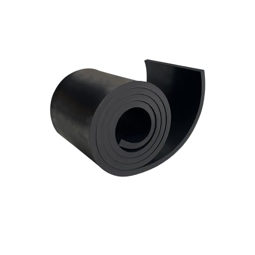 Thick Solid Neoprene Rubber Strip 1/4 (.25)" Thick X 4" Wide X 3.3'Long - size: 4"X3.3'X1/4"