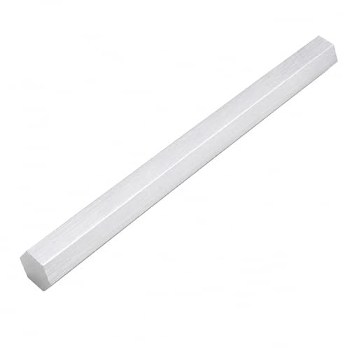 6061 Hex USA Aluminum Solid Bar - Extruded Lathe Stock, 13" Length, US Material (1 1/8") - size: 1 1/8"