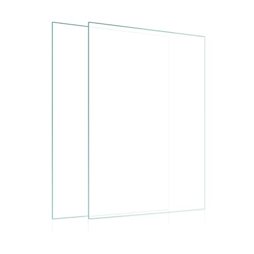 Egofine 11x14 Heat-Strengthened Glass Replacement for Picture Frame (Crystal Clear, 2 Pack), Replacement Glass for 11 by 14 Photo Frame - size: 11x14-2pc