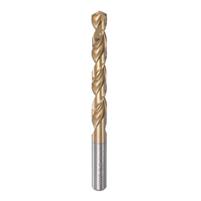 HARFINGTON Twist Drill Bit 11.4mm Titanium Coated (HSS-E) M42 High Speed Steel 8% Cobalt Straight Shank for Stainless Steel Aluminum Alloy Metal - size: 11.4mm