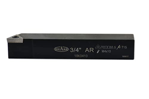 Shars (5 Pcs) 3/4" Indexable Carbide Turning Tool Set 404-1043 P] - size: 3/4" 404-1043