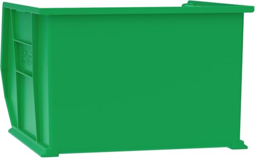 Akro-Mils 30270 AkroBins Plastic Storage Bins, 18"x16"x11", Green, 3-Pack - color: Green