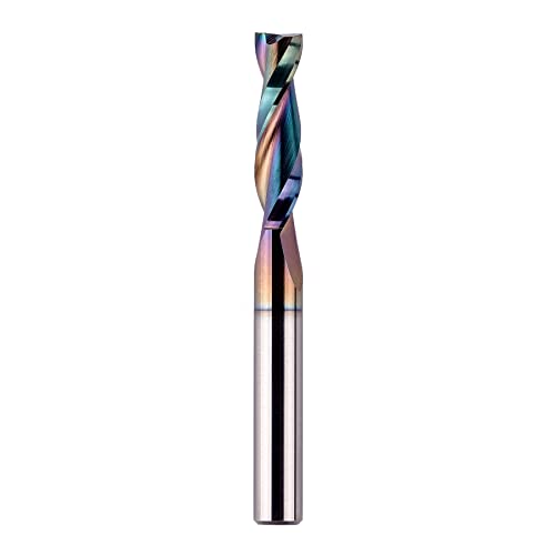 SpeTool 1/4 Shank Up Cut Spiral Router Bit 1/4 inch Cutting Diameter 1 inch Cutting Length CNC Router Bits for Woodworking with Extra Long Life Coating - size: 1/4" Dia - 1" CL -1/4" Shank, style: UP CUT