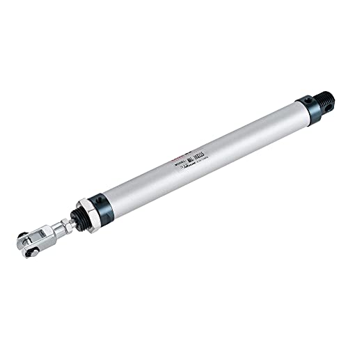 uxcell Pneumatic Air Cylinder 16mm Bore 125mm Stroke with Y Connector and Quick Fittings, MAL 16x125, for Automatic Equipment - size: 16mmx125mm