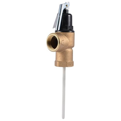 Cash Acme 1 Inch FVX-5C Female Inlet Commercial Temperature and Pressure Relief Valve, Brass Plumbing Fitting, 16937-0150 - size: 1 in. FVX-5C