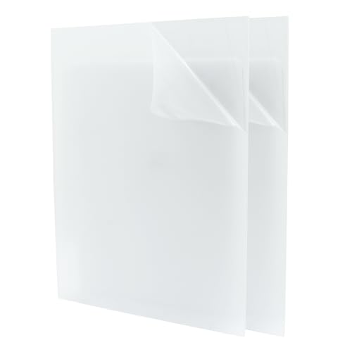 Hitefu 6 Pack Clear Acrylic Sheets 0.08" Thick 6" x 8" - size: 6" x 8" x 2mm