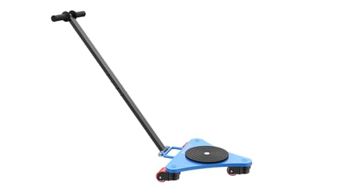 Machine Skates - Heavy Duty 2t Machinery Skates with 4400lbs Capacity and 3 Swivel Rollers for Warehouse and Workshop Transport - Machine Skate and Equipment Dolly Skate - size: 4400IBS