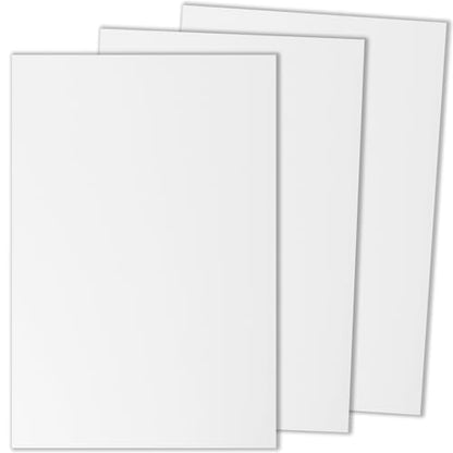 White Plastic Sheet Rigid PVC 1/8" Thick, 8x12, Pack of 3 by Mujoiny Panel Board for Signage Display Industrial DIY Crafts