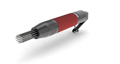 CS Unitec | 199.2103 | Trelawny Low-Vibration VL223 Inline-Gripped Needle Scaler. 8X Less Vibration, All-Steel Construction, Powerful Performance, 19 Needles - Made in England